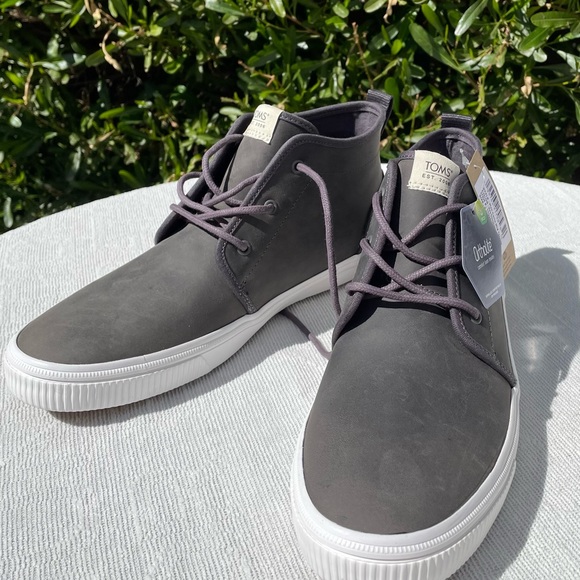 TOMS Carlo Mid Terrain Grey Water Resistant Sneaker - Picture 2 of 6